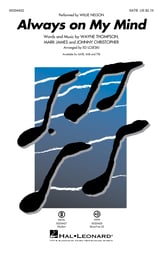 Always on My Mind SATB choral sheet music cover